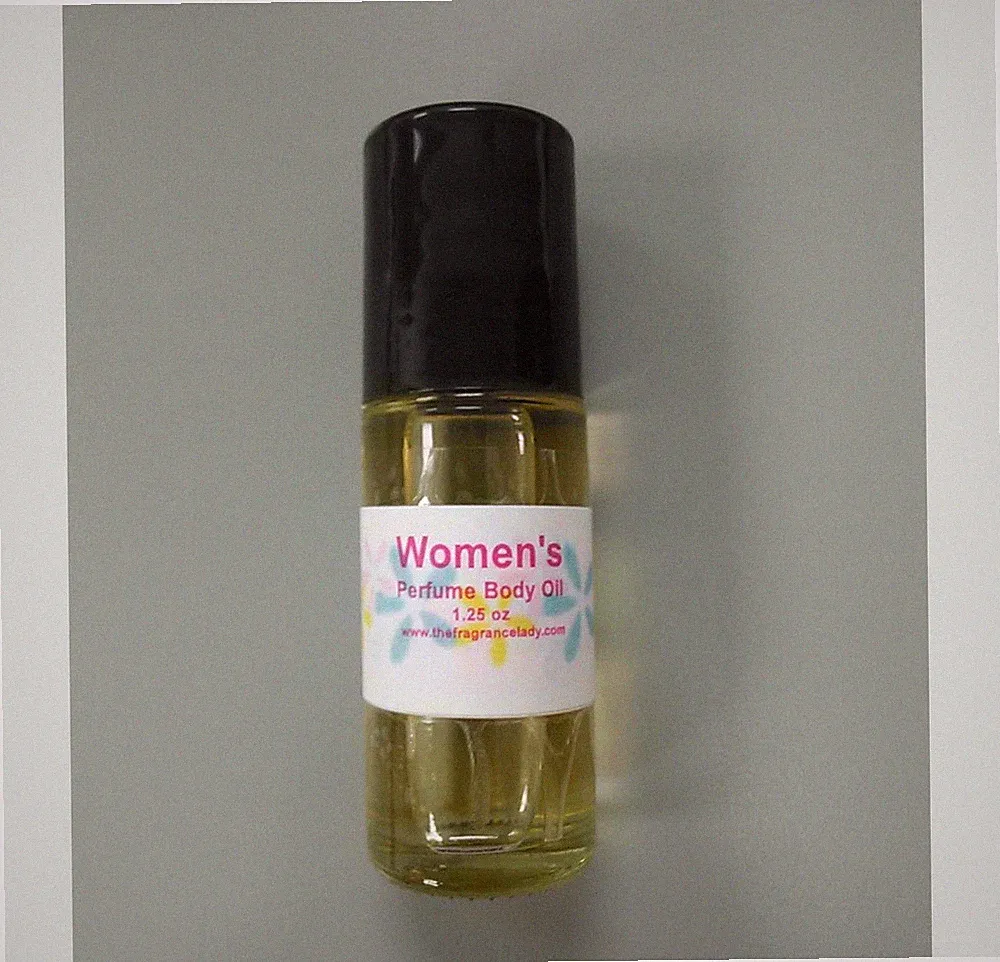 1.25 Oz Sandalwood Musk Perfume Body Oil Fragrance Roll On Bottle Large