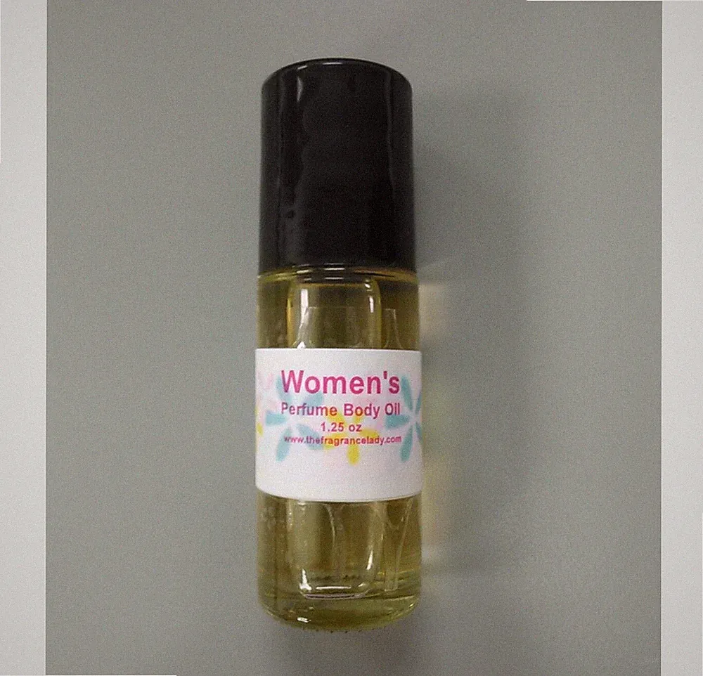 1.25 Oz Sandalwood Vanilla Perfume Body Oil Roll On Bottle Fragrance Large