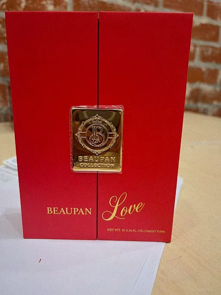 Beaupan Love Perfume Travel Set Spray Wild Rose Jasmine Musk 3x10ml
