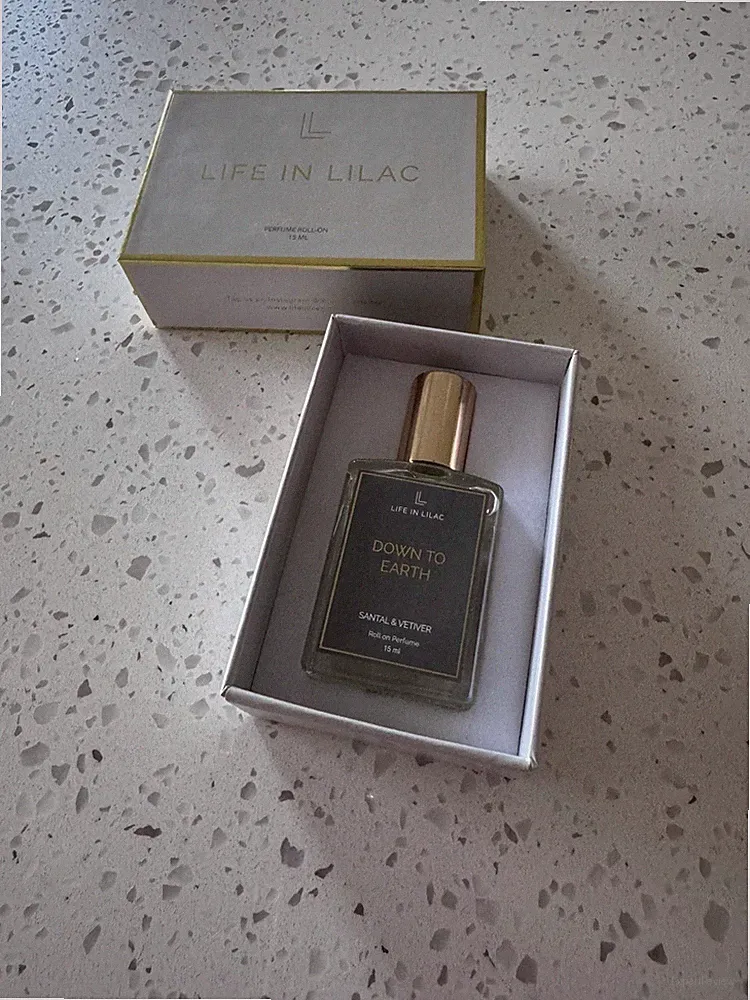 Life in Lilac Down to Earth Roll-on Perfume 15ml Santal Vetiver Scent
