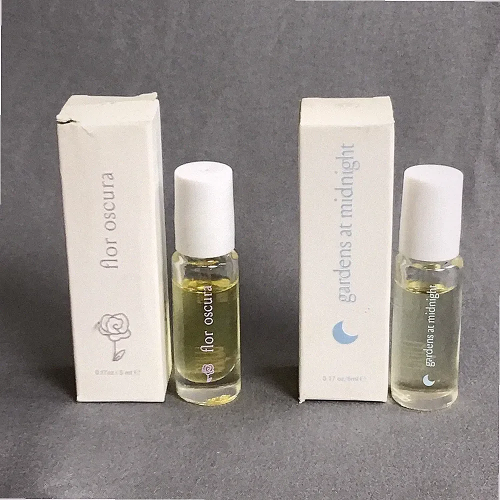 Roller Ball Flor Oscura Clean Perfume Oil-Wild Rose-Sandalwood-Amber