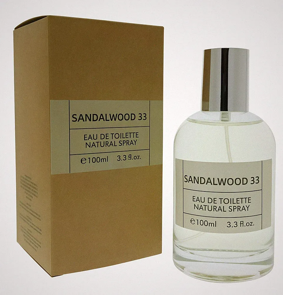 Sandalwood 33 by Royal Fragrance Eau de Toilette 3.0oz EDT Spray –New Sealed Box